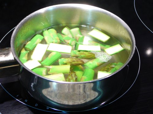 Tarta de champiñones y espárragos