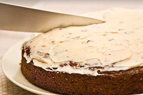 Tarta de zanahorias con mascarpone