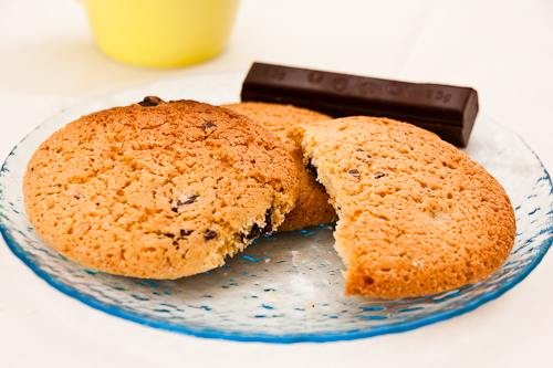 Galletas con trozos de chocolate