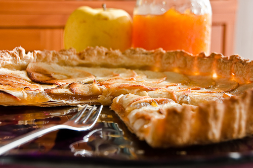 Tarta fina de manzana