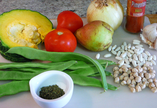 Olla gitana. Ingredientes