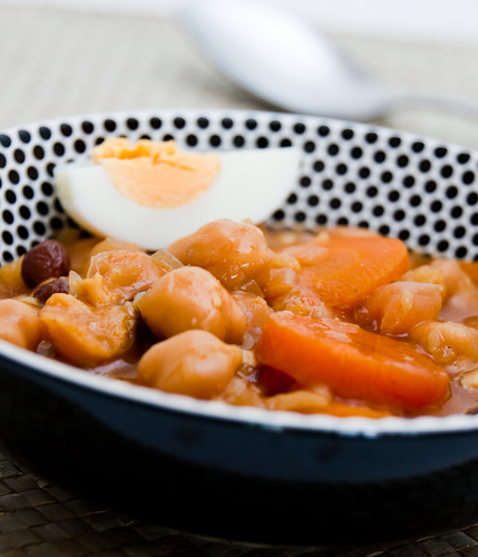 Curry de garbanzos